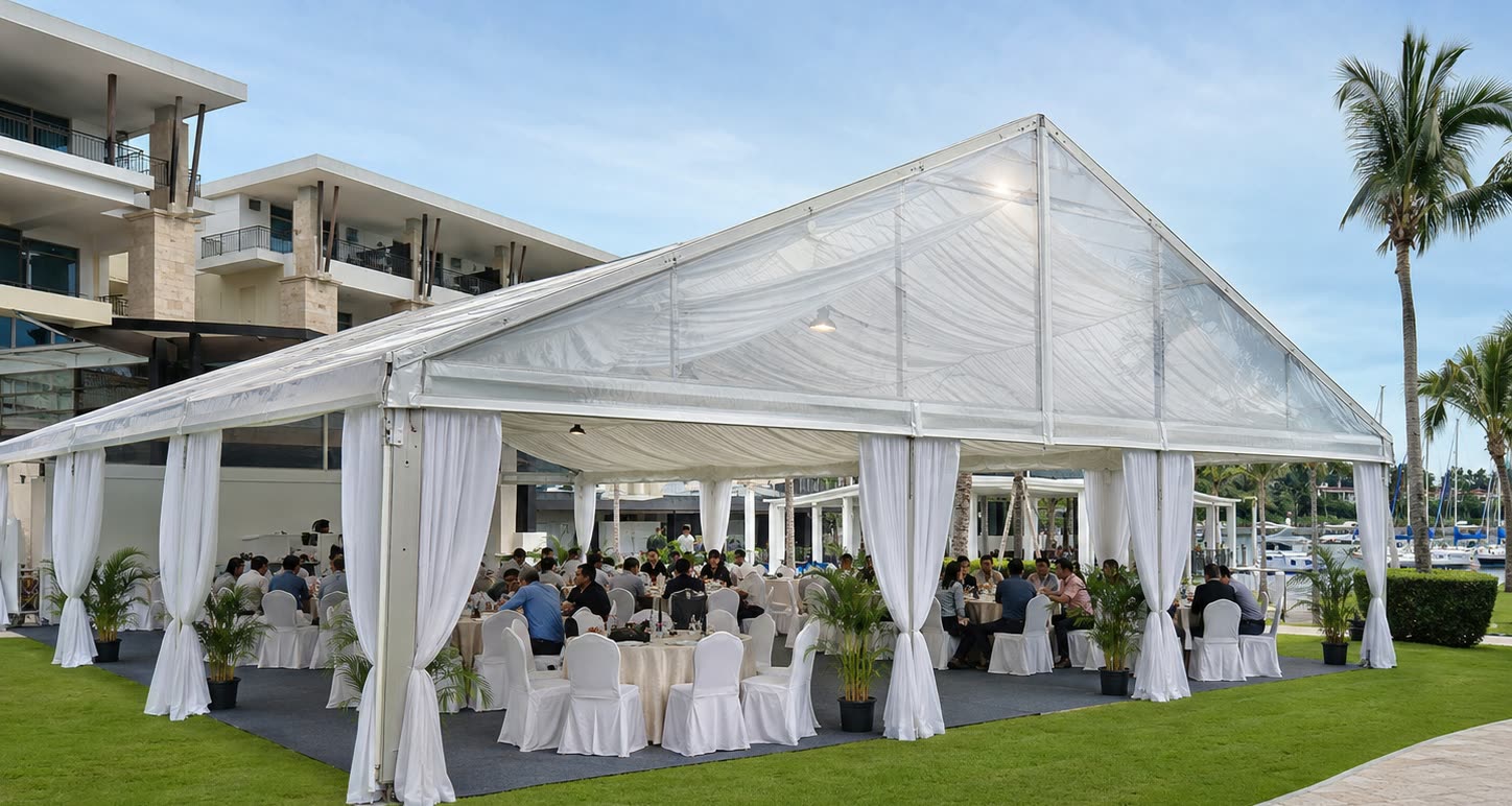 Modular Tent Rental Malaysia setup photo